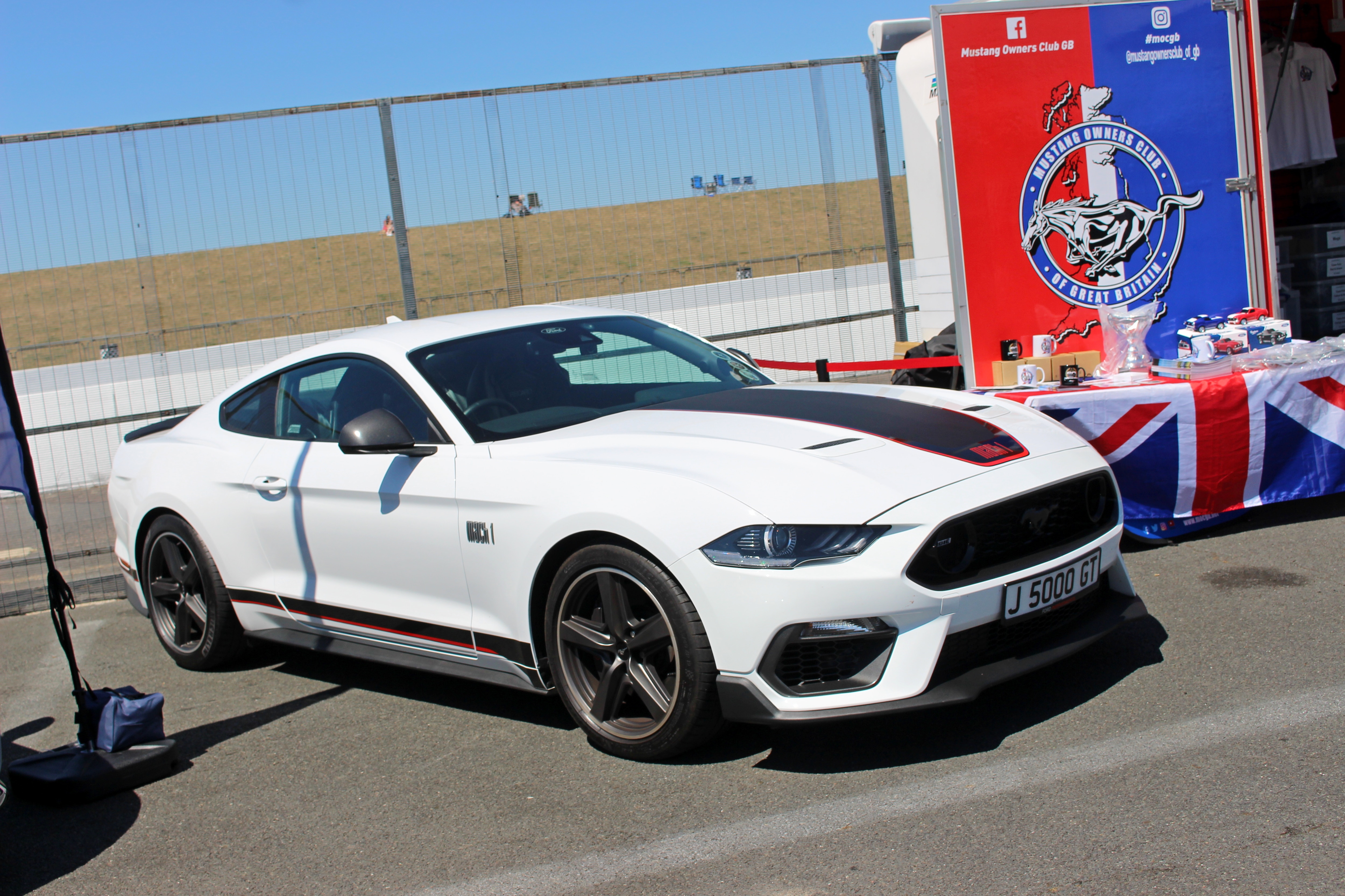 Mustang Mach 1 on the MOCGB stand. License valid for earned editorial, press releases, press kits. All non-broadcast digital and online media Region: Global. This content is solely for editorial use and for providing individual users with information. Any storage in databases, or any distribution to third parties within the scope of commercial use, or for commercial use is permitted with written consent from Ford in Europe GmbH only. 